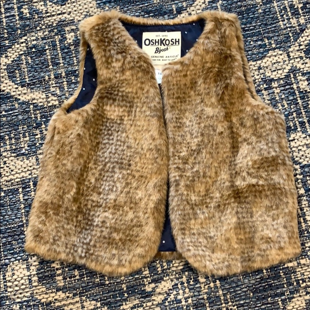 Fur vest baby